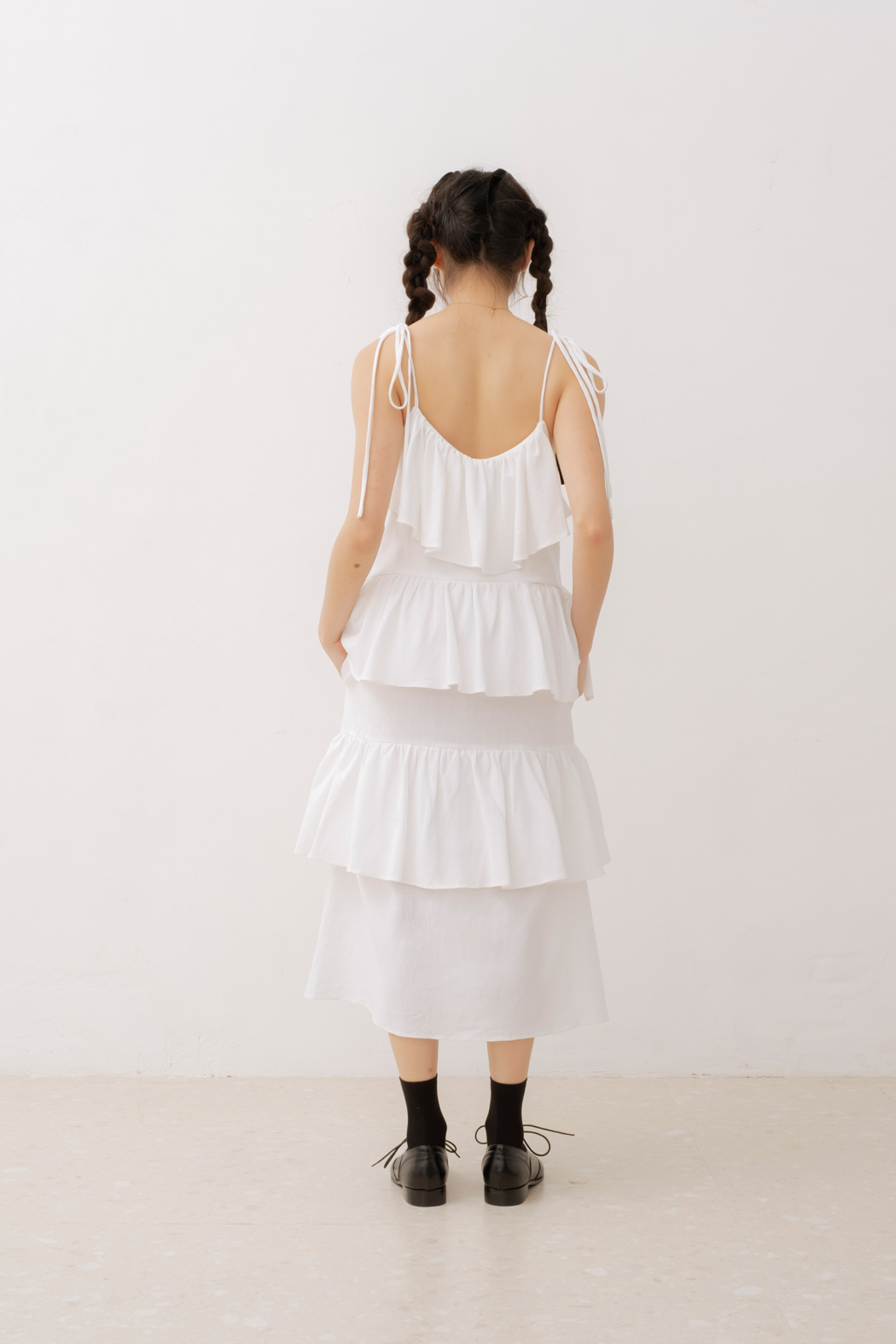 Laya Dress in White (50% OFF)
